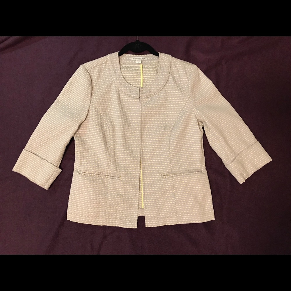 Coldwater Creek Dots & Dashes Jacket